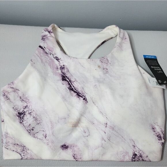 GapFit Blackout Low Support Sports Bra NWT Small A Few Marks In Fabric In Photos - Picture 1 of 11